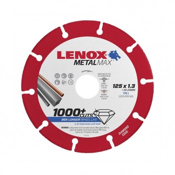 Disque de coupe meuleuse Lenox MetalMax 125x1,3mm