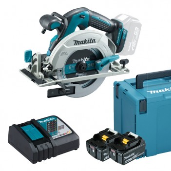 Handkreissäge Ø 165 mm 18V DHS680 + 2 Akkus 6,0Ah Makita