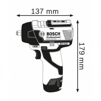 Akku-Drehschlagschrauber GDS 12V-115 + 2 Accus 3Ah Bosch