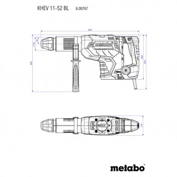 Marteau combiné KHEV 11-52 BL Metabo