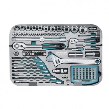 ABS-Werkzeugkoffer PRO CHROME 185 Technocraft