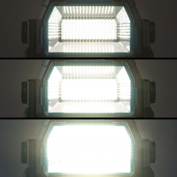 LED Baustellenlampe 18V / 18Vx2 Li-Ion + 230V DML809 Makita