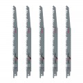 5 lames de scie sabre S 1531 L Top for Wood Bosch