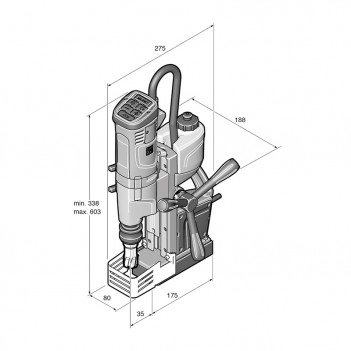 Unité de perçage magnétique universelle KBU 35 Q Fein