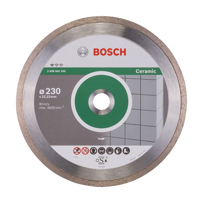 Disque à tronçonner diamanté 230 mm Standard for Ceramic Bosch
