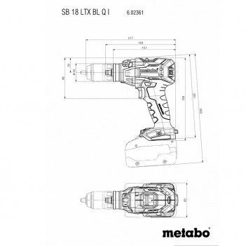 Akku-schlagbohrschrauber SB 18 LTX BL Q I Metabo