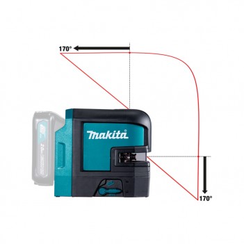 Kreuz Linienlaser + 4 Punkte rot 12V SK106DZ Makita