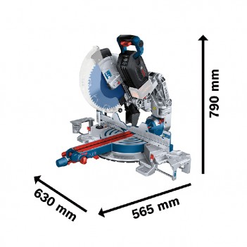 Scie à onglets sans-fil BITURBO GCM 18V-350 GDC Pro Bosch