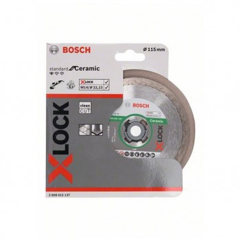 Disque à tronçonner diamanté X-LOCK Standard for Ceramic Bosch 115mm
