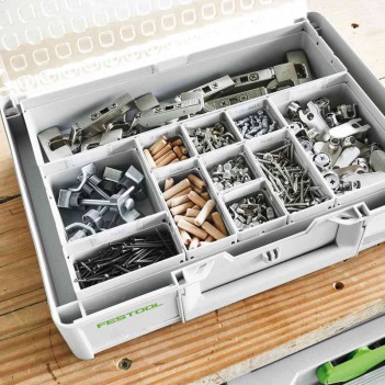 Coffret Systainer³ Organizer SYS3 ORG M 89 6xESB Festool