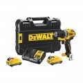 XR-Bohrschrauber 12V + 2 Akkus 2Ah DCD701D2 DeWalt