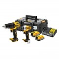 Set Perceuse + Visseuse à choc 18V DCK2062E2T DeWalt