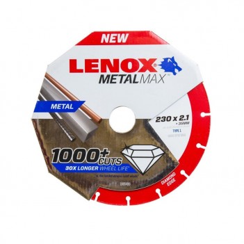 Disque de coupe meuleuse Lenox MetalMax 230x2,1mm