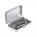 Jeu de clés à douille SLIM 1/4", 31 pces Technocraft
