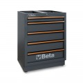 Module fixe avec 5 tiroirs C45PRO 2.0 M5 pour ameublement C45PRO Beta