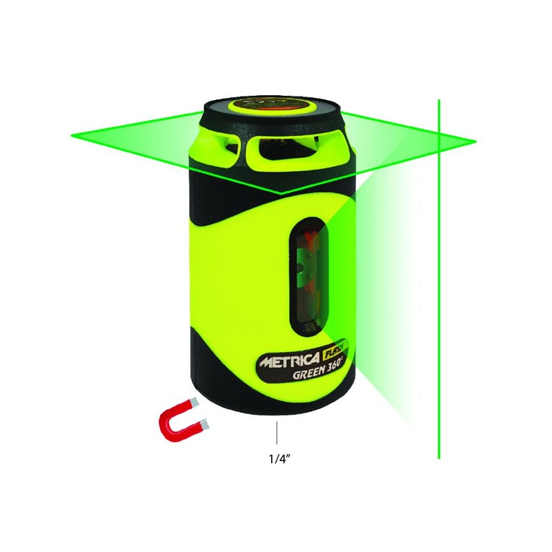 Laser vert Flash Green 360° Metrica