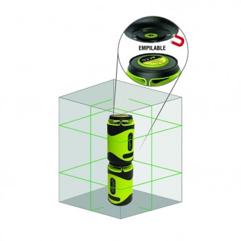 Laser vert Flash Green 360° Metrica