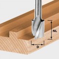 Spiralnutfräser HW Spi S8 D8/25 Festool