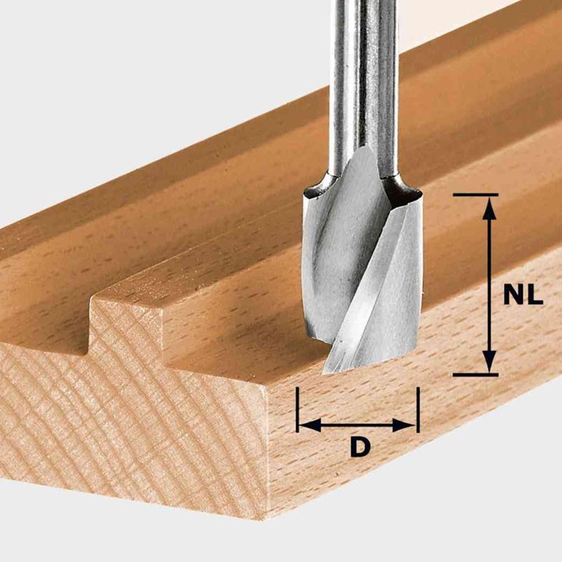 Fraise de défonceuse à rainurer Expert For Wood Ø 20mm long utile