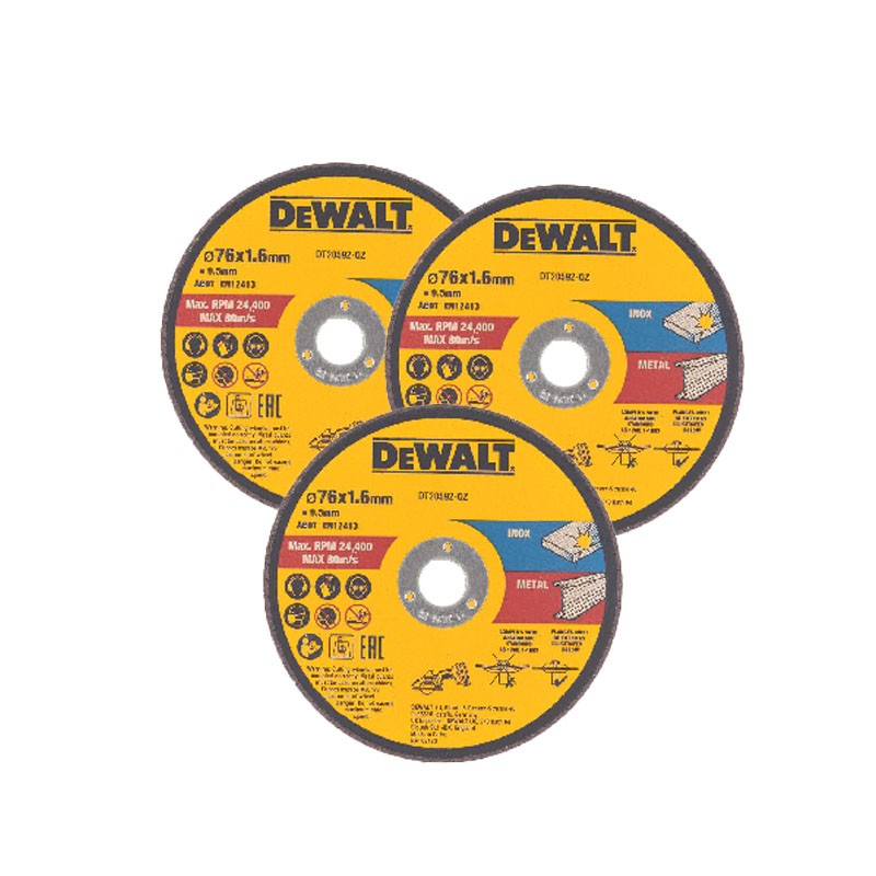 Trennscheiben 76x1,6x9,5 mm Inox Metal DT20592 DeWalt