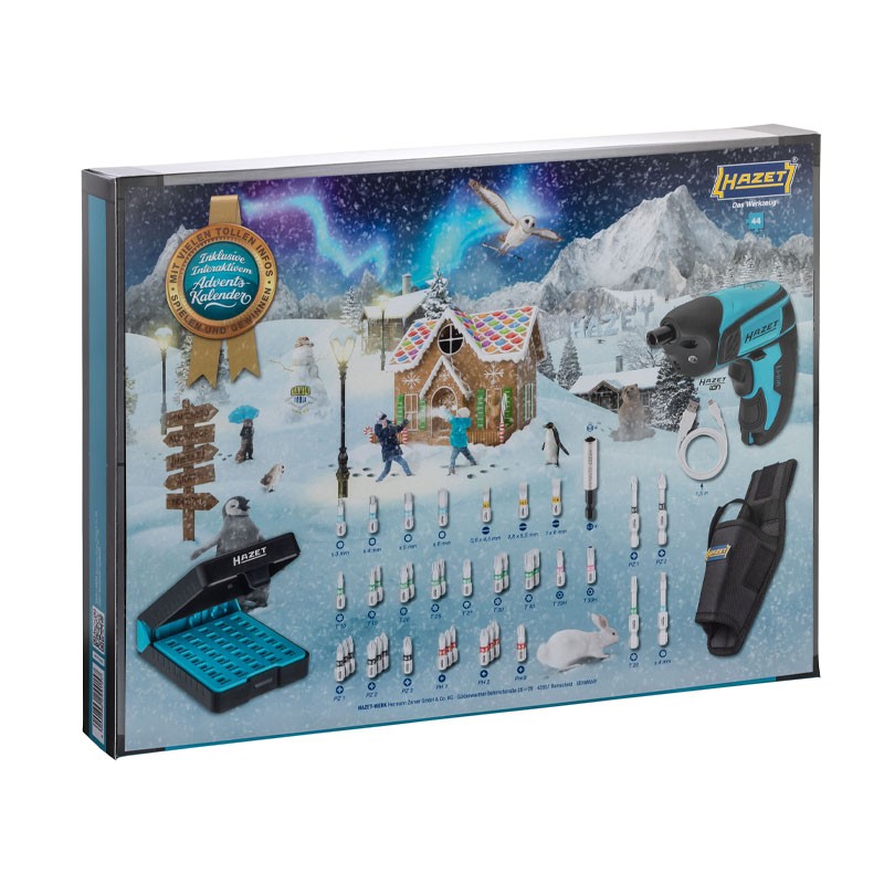 Calendrier de l'avent outillage, avec minivisseuse ION Hazet