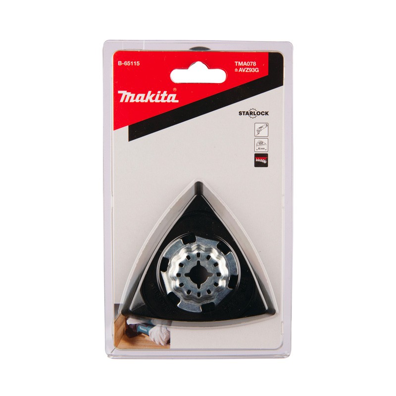 MAKITA Papier Abrasif Velcro 94x94x94 Mm 6 Trous K150, 10