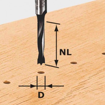 Foret pour chevilles HW S8 D5/30 Z Festool