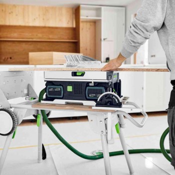 Scie circulaire sur table sans fil CSC SYS 50 EBI-Set Festool