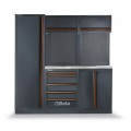 Mobilier d’atelier 3 éléments plan de travail inox 46 cm C45PRO BX Beta
