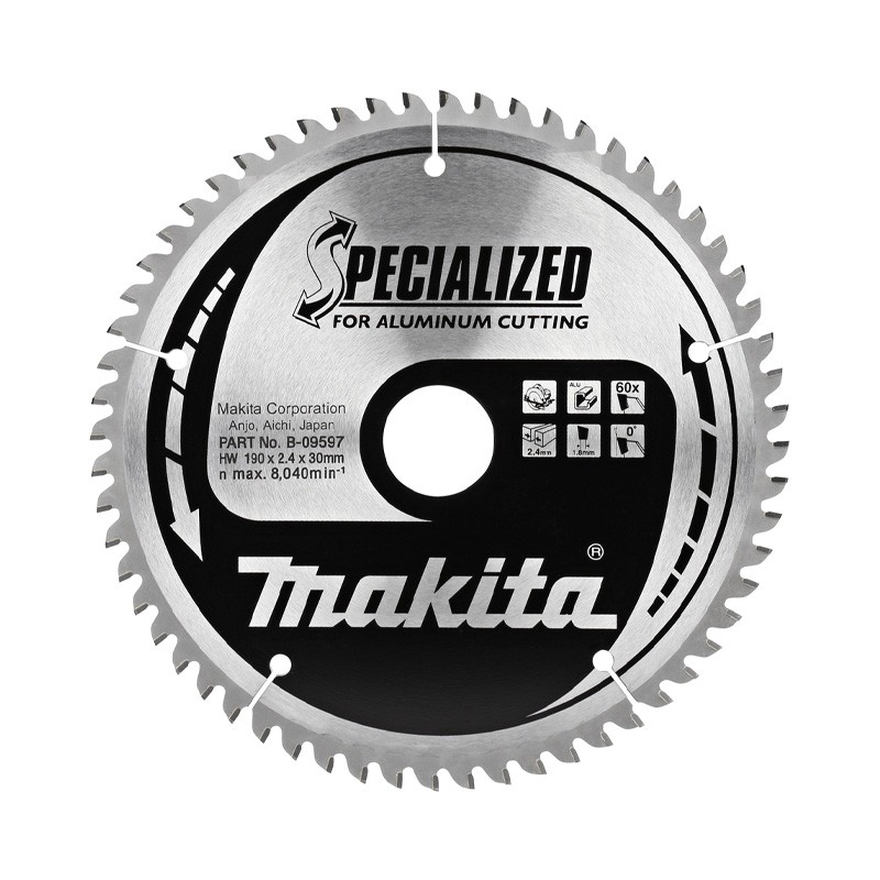 Lame de scie SPECIALIZED pour aluminium190/30 B-09597 Makita