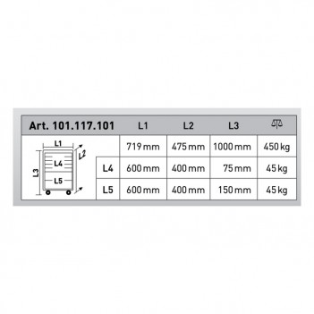 Werkstattwagen B117 VDE Elektriker , mit 103 Stk. VDE Kraftwerk