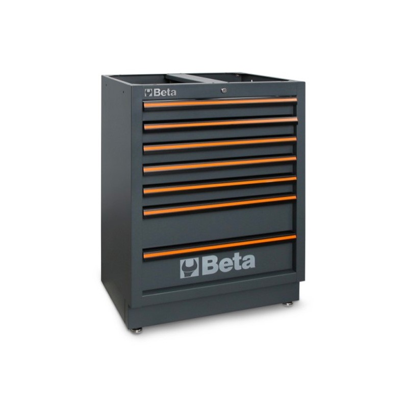 Module fixe avec 7 tiroirs C45PRO 2.0 M7 pour ameublement C45PRO Beta Module fixe avec 7 tiroirs C45PRO 2.0 M7 pour ameublement C45PRO Beta