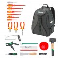 Werkzeug-Rucksack für Elektriker 21-tlg. Fortis