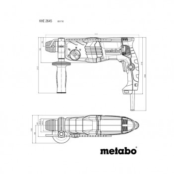 Kombihammer 2.9J KHE 2645 Metabo