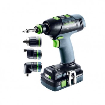 Akku-Bohrschrauber T 18+3 HPC 4,0 I-Set Festool