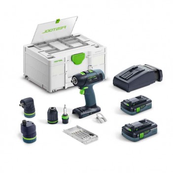 Akku-Bohrschrauber T 18+3 HPC 4,0 I-Set Festool