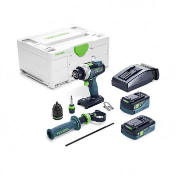 Akku-Bohrschrauber QUADRIVE TDC 18/4 5,0/4,0 I-Plus Festool