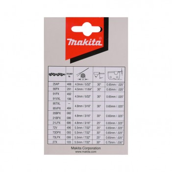 Chaîne pour tronçonneuse 40 cm 191H12-3 Makita