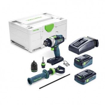 Akku-Schlagbohrschrauber QUADRIVE TPC 18/4 5,0/4,0 I-Plus Festool