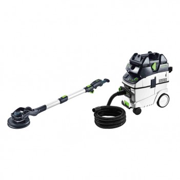 Langhalsschleifer- und Sauger-Set PLANEX LHS 2 225/CTL 36-Set Festool