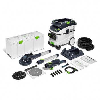 Langhalsschleifer- und Sauger-Set PLANEX LHS 2 225/CTL 36-Set Festool