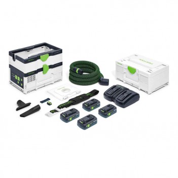 Akku-Absaugmobil CLEANTEC CTMC SYS HPC 4,0 I-Plus 2x18V Festool