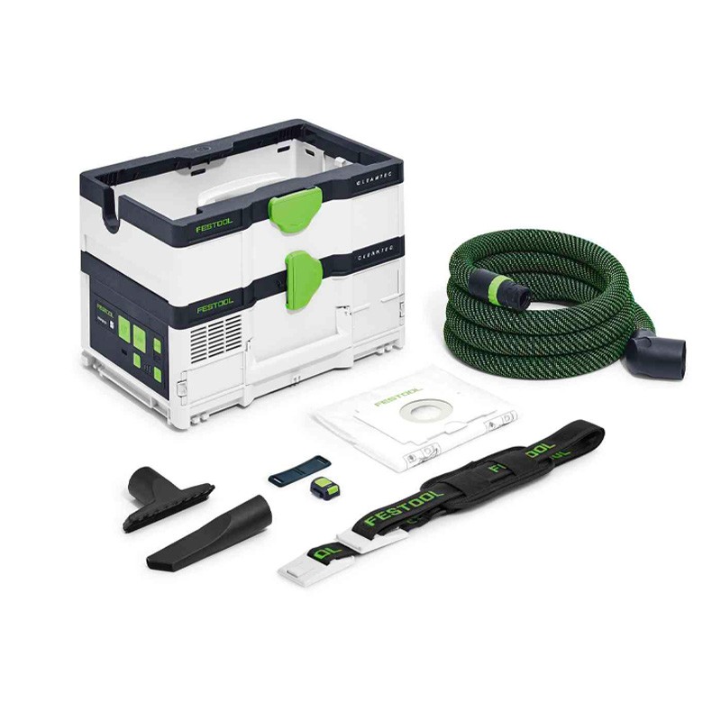 Akku-Absaugmobil CLEANTEC CTMC SYS I-Basic 2x18V Festool