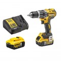 Akku-schlagbohrschrauber XR 18V + 2 Akkus DCD796 DeWalt