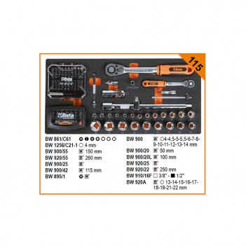 Caisse Métallique 3 tiroirs 159 outils BW 2200E/21 Beta