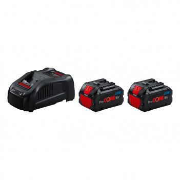 Set 2 batteries ProCORE18V 5,5Ah + Chargeur GAL 1880 CV Bosch