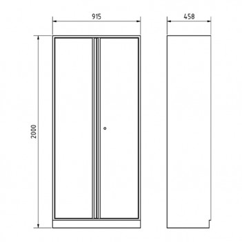 Schrank, 2 Türen 3964-12 Mobilio Kraftwerk