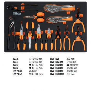 Servante mobile d'atelier 8 tiroirs 398 outils BW 2400S 8/E-L Beta
