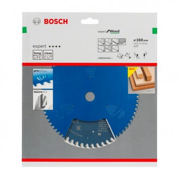Kreissägeblatt Expert for Wood Bosch 48 160x20x1,8