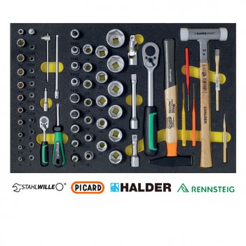Servante d'atelier Swiss Edition 7 tiroirs 175 outils 95 PRO Stahlwille
